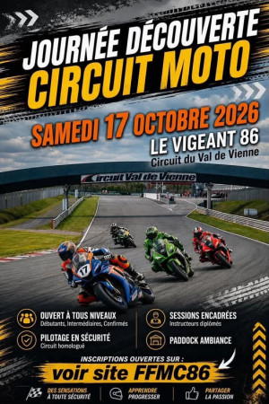 Journée découverte circuit moto avec la FFMC 86
